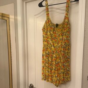 Wild Fable Yellow Floral Dress